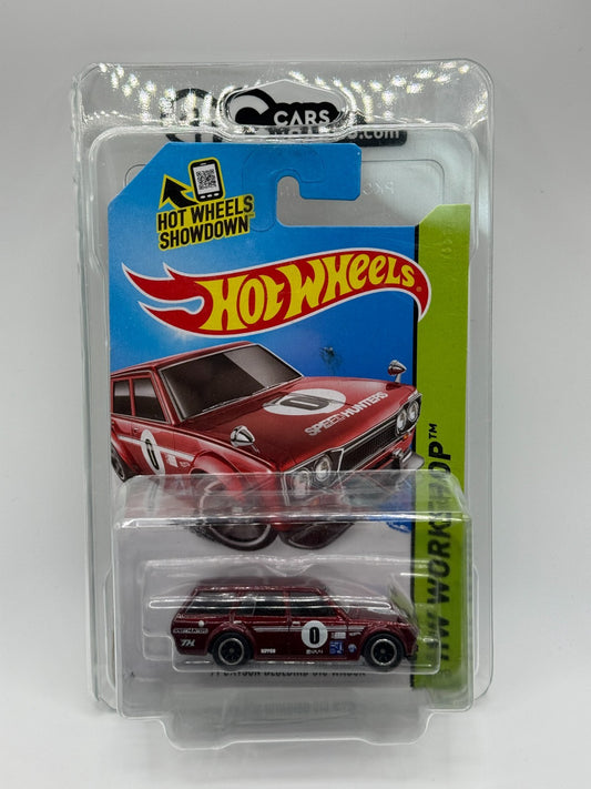 2014 Hot Wheels HW Workshop Datsun Bluebird 510 Super Treasure Hunt W/Protector
