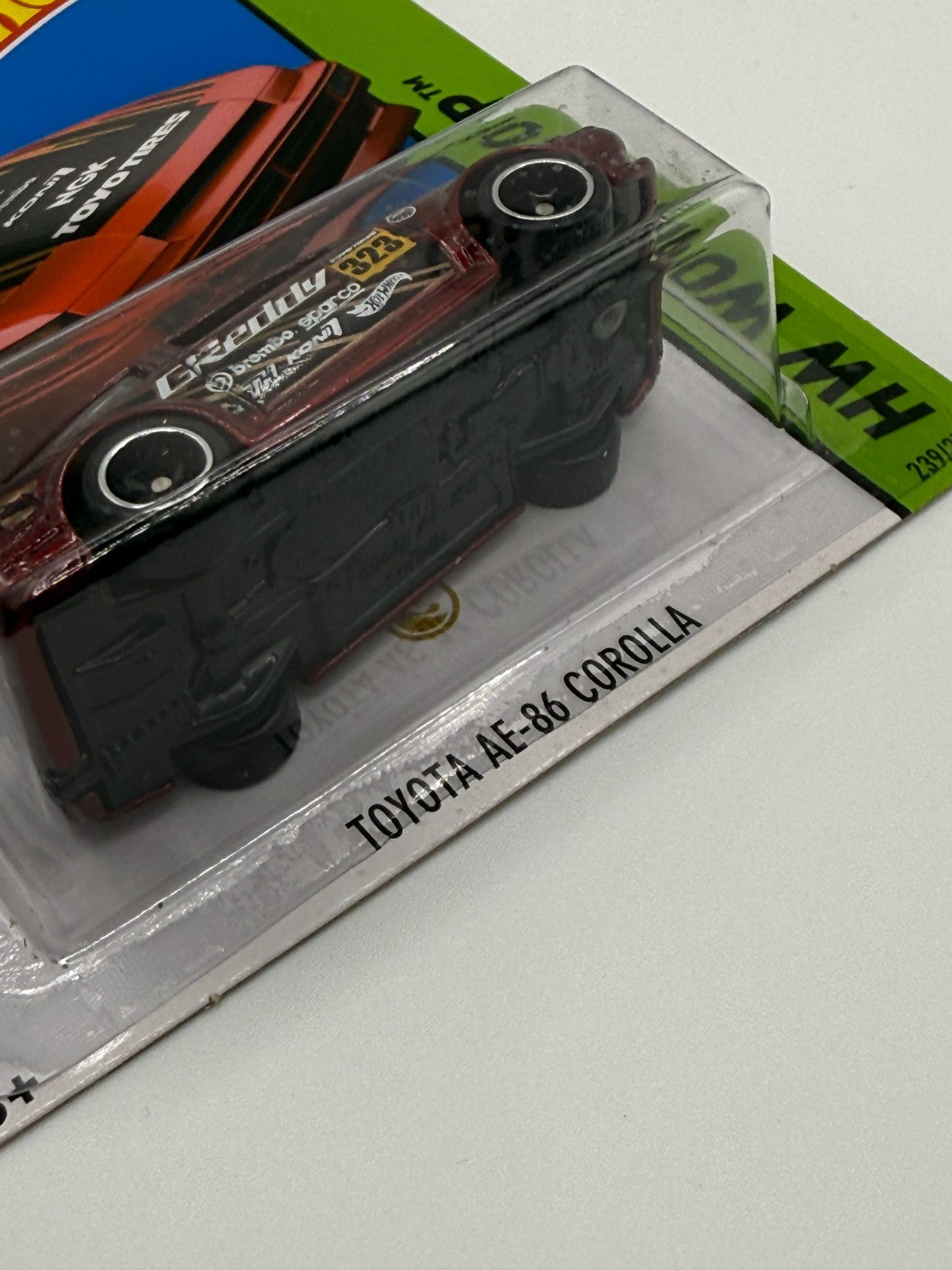 2015 Hot Wheels Toyota AE-86 Corolla Super Treasure Hunt Greddy With Protector