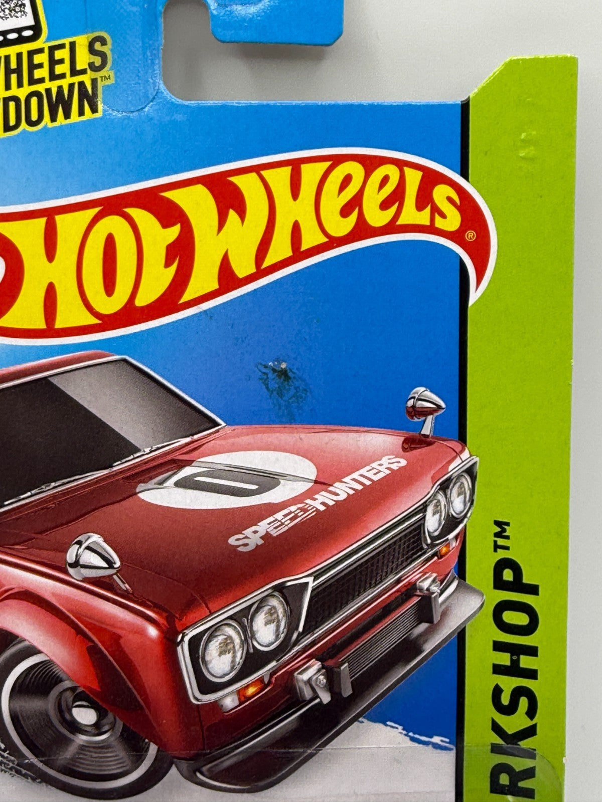 2014 Hot Wheels HW Workshop Datsun Bluebird 510 Super Treasure Hunt W/Protector