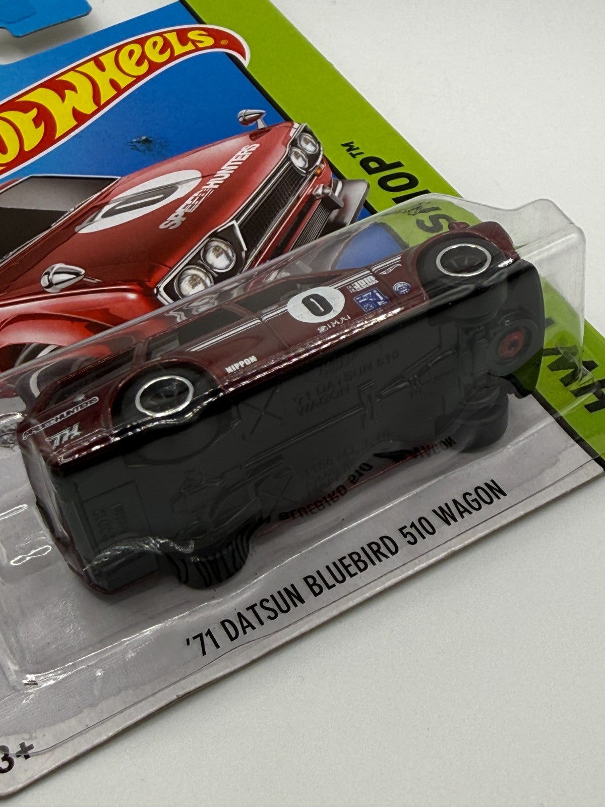 2014 Hot Wheels HW Workshop Datsun Bluebird 510 Super Treasure Hunt W/Protector