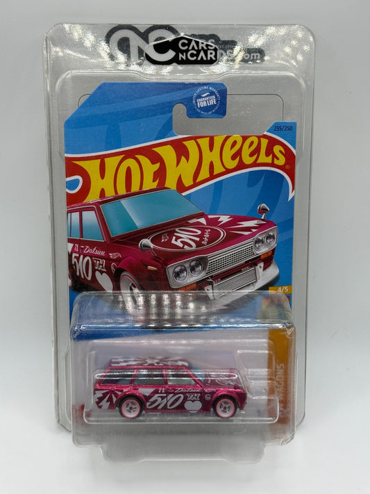 2023 Hot Wheels HW Wagons Datsun Bluebird 510 Super Treasure Hunt W/Protector