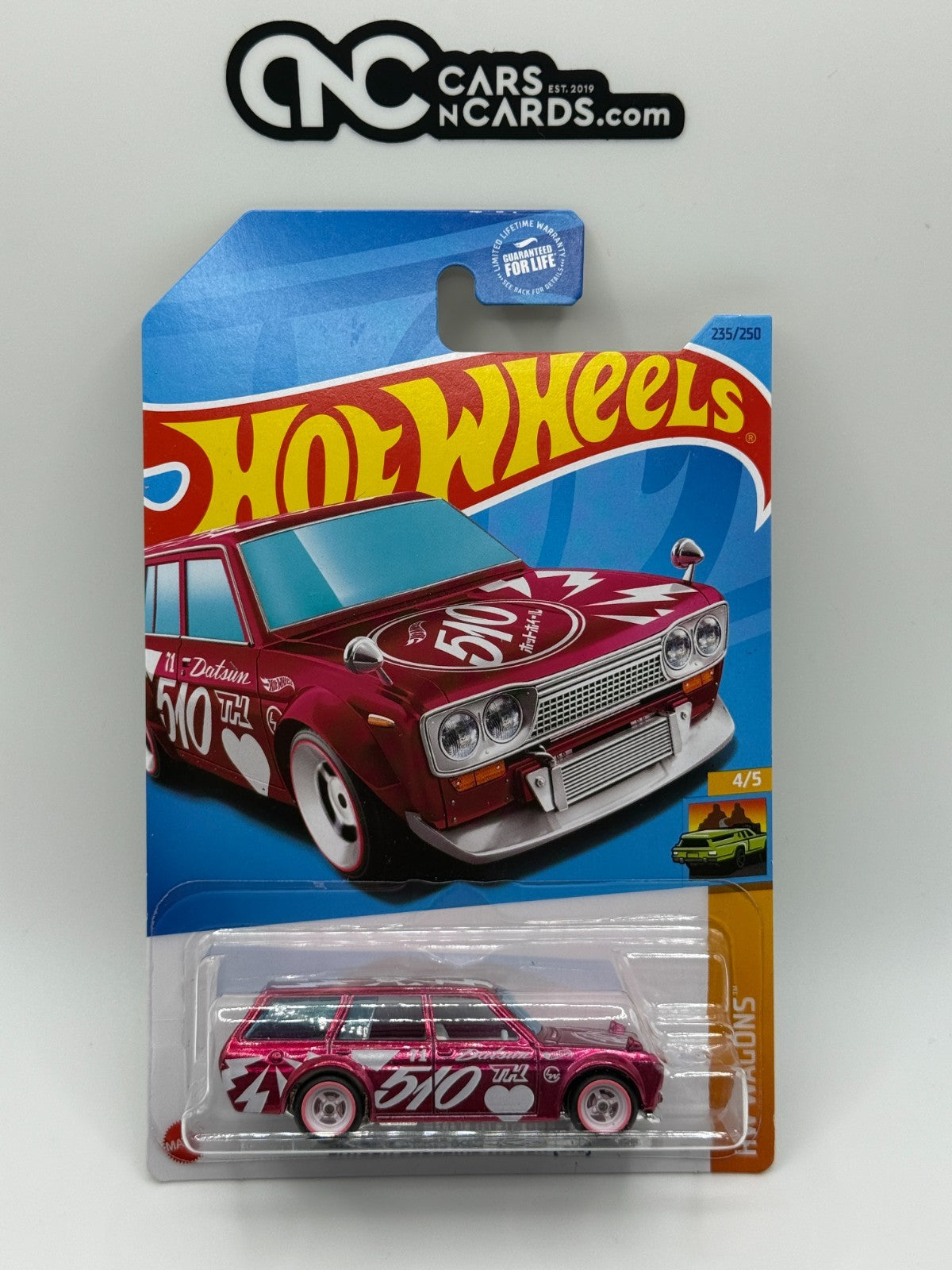 2023 Hot Wheels HW Wagons Datsun Bluebird 510 Super Treasure Hunt W/Protector