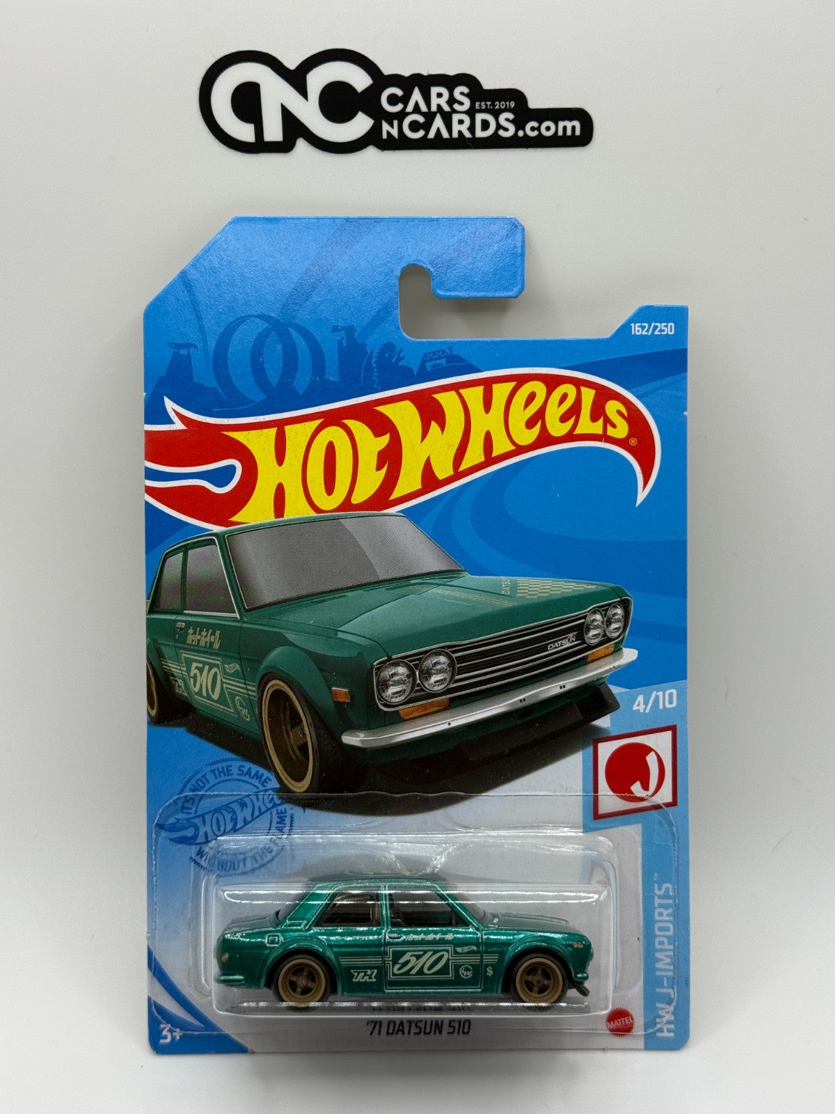 2021 Hot Wheels HW J-Imports 4/10 '71 Datsun 510 Super Treasure Hunt W/Protector