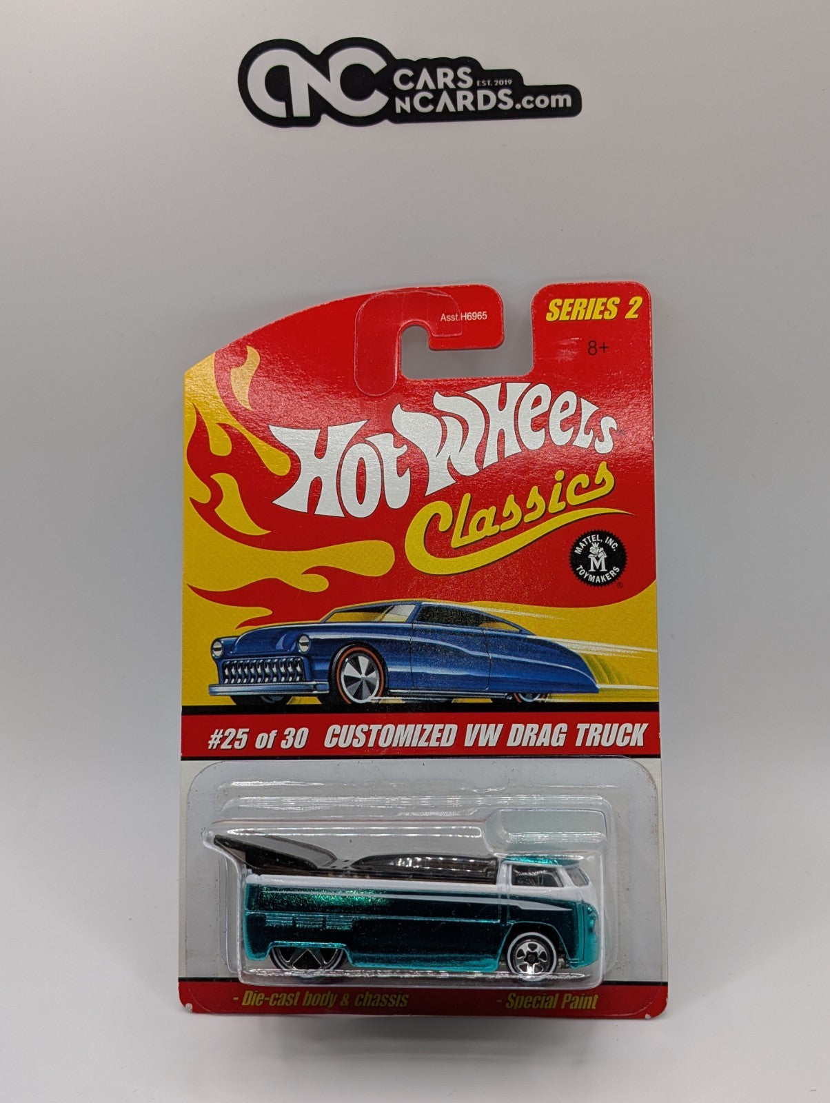 2006 Hot Wheels Classics Series 2 Customized VW Drag Truck Spectraflame Aqua