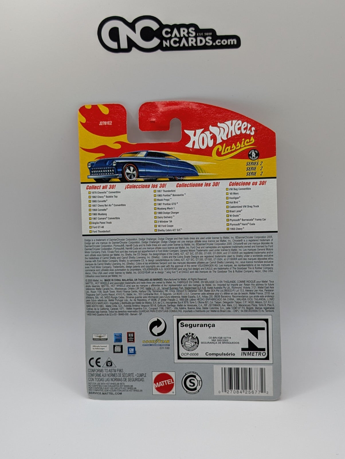 2006 Hot Wheels Classics Series 2 Customized VW Drag Truck Spectraflame Blue