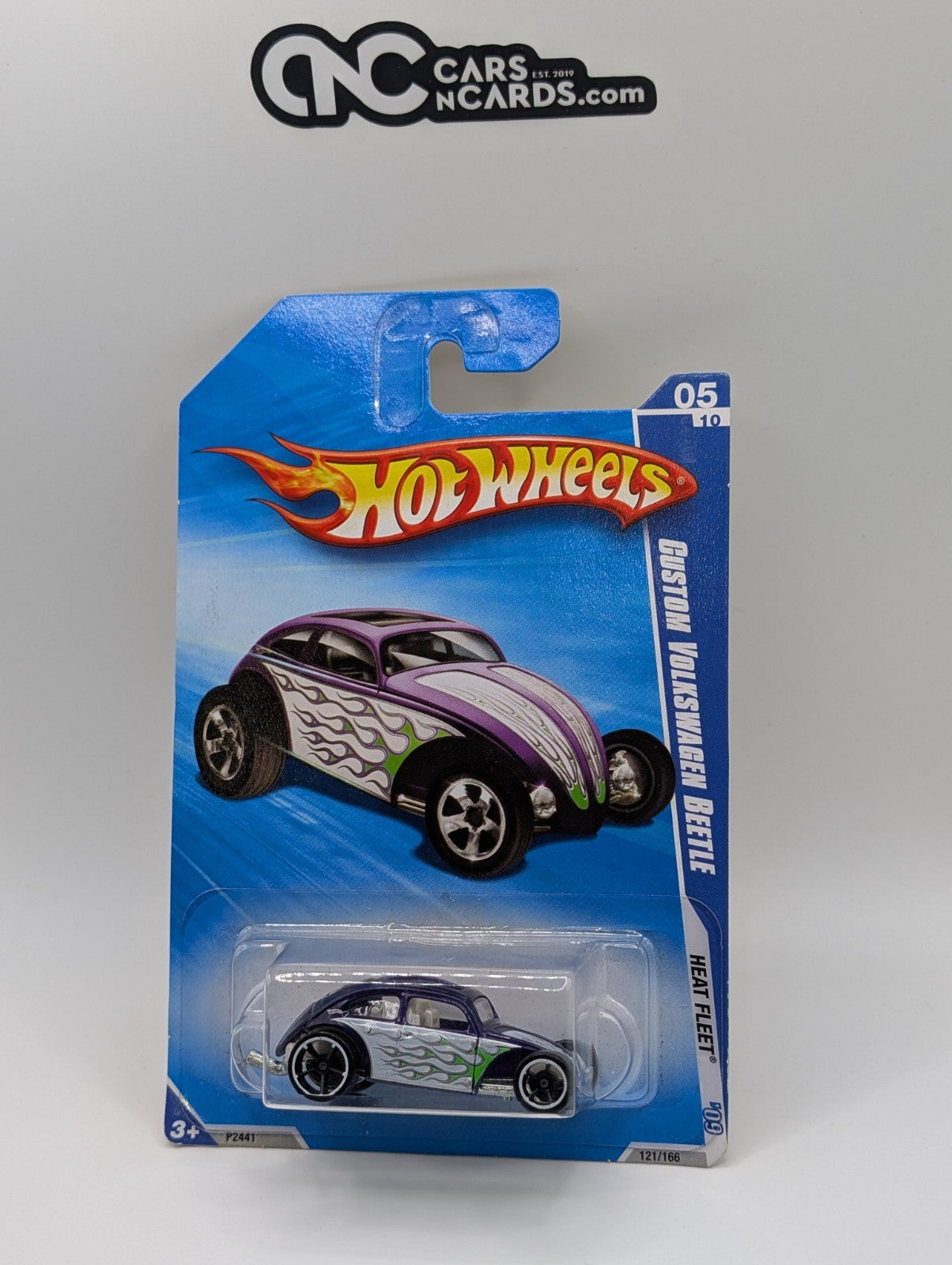 2009 Hot Wheels Heat Fleet 5/10 Custom Volkswagen Beetle Purple 121/190