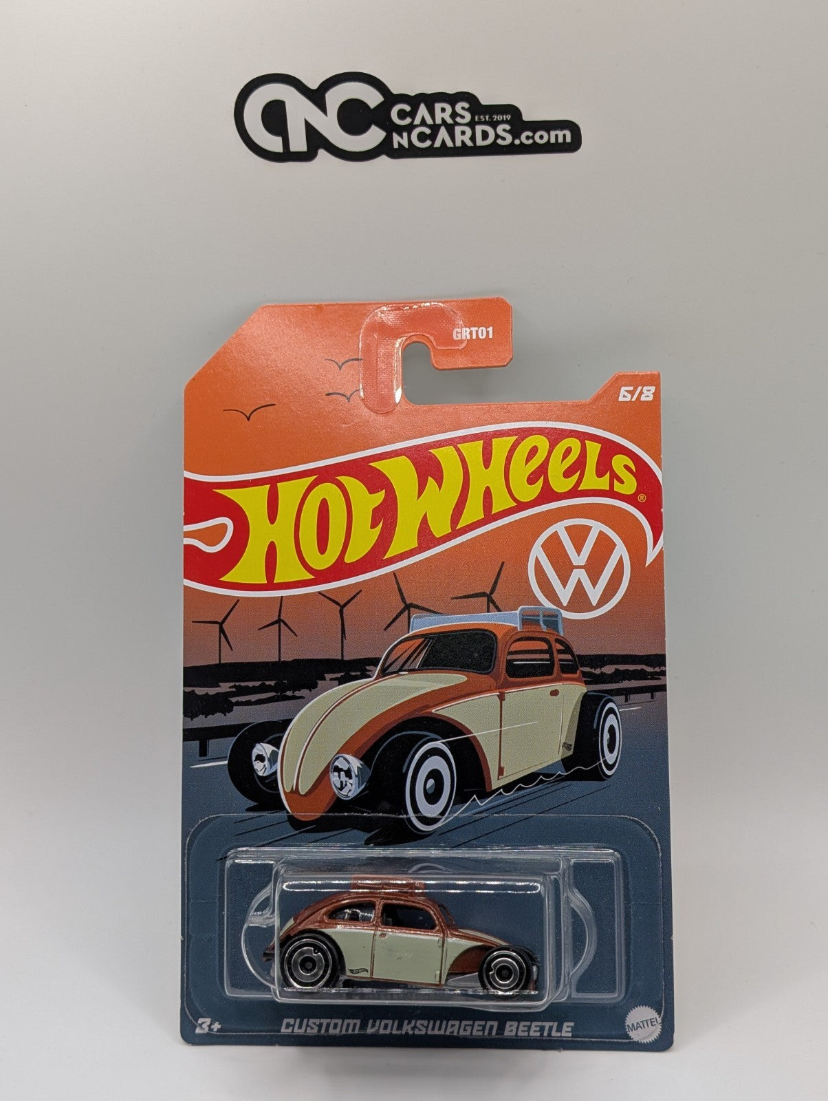 2022 Hot Wheels Volkswagen 6/8 Custom Volkswagen Beetle Brown