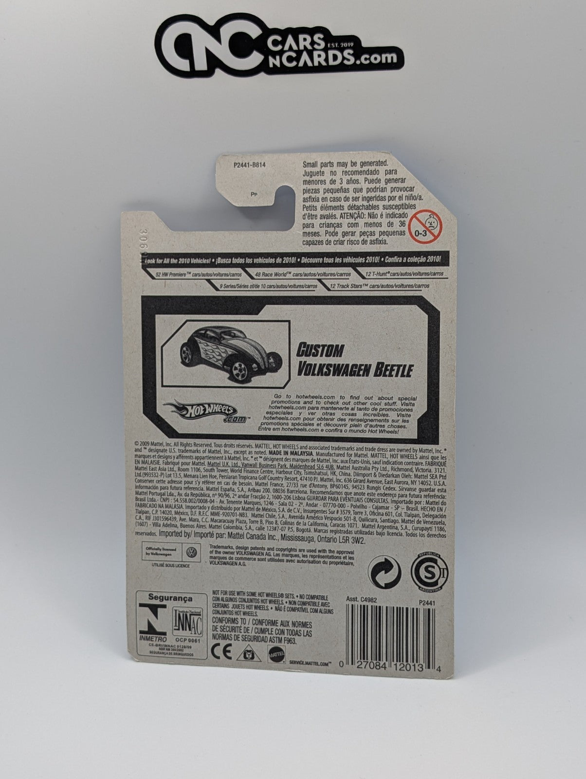 2009 Hot Wheels Heat Fleet 5/10 Custom Volkswagen Beetle Purple 121/190