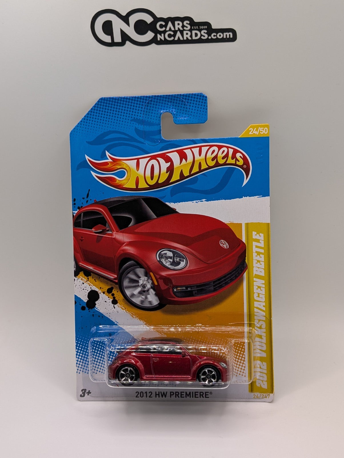 2012 Hot Wheels Premiere 24/50 Volkswagen Beetle Red 24/247