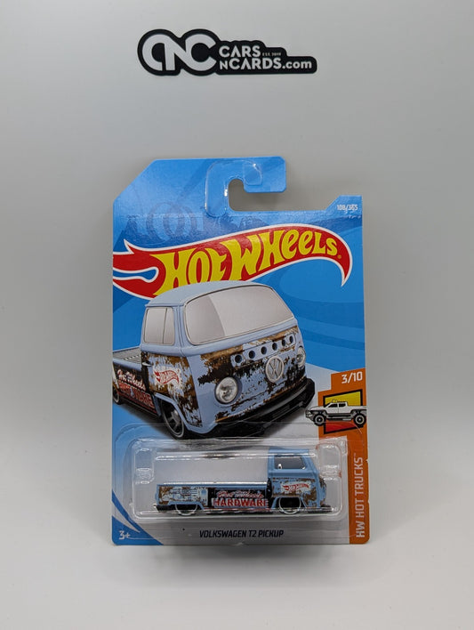 2018 Hot Wheels HW Hot Trucks 3/10 Volkswagen T2 Pickup Blue 108/365
