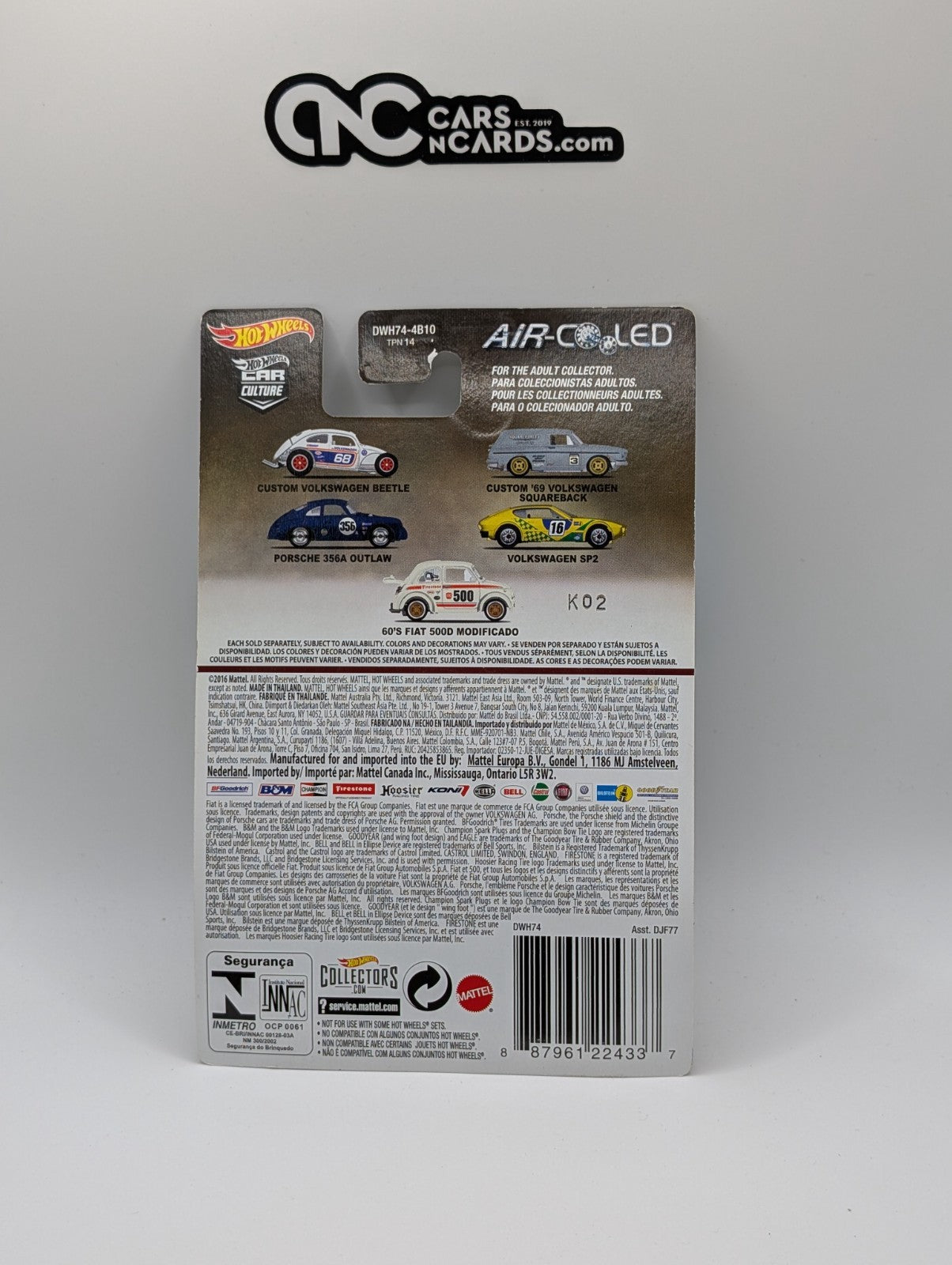 2017 Hot Wheels Car Culture Volkswagen SP2 Air-Cooled 4/5 (Soft Corner)