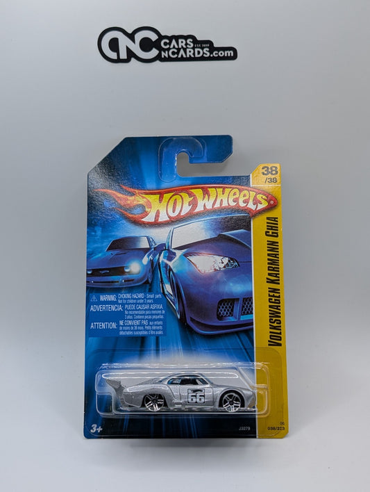 2006 Hot Wheels Volkswagen Karmann Ghia Silver 38/38