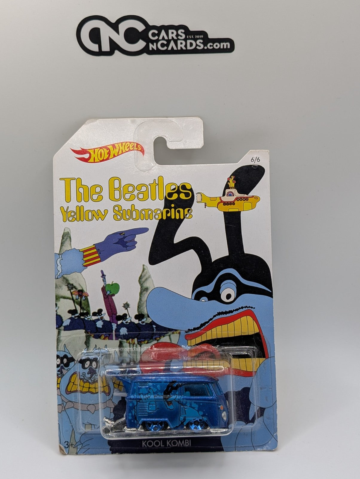 2016 Hot Wheels The Beatles Yellow Submarine 6/6 Kool Kombi Blue