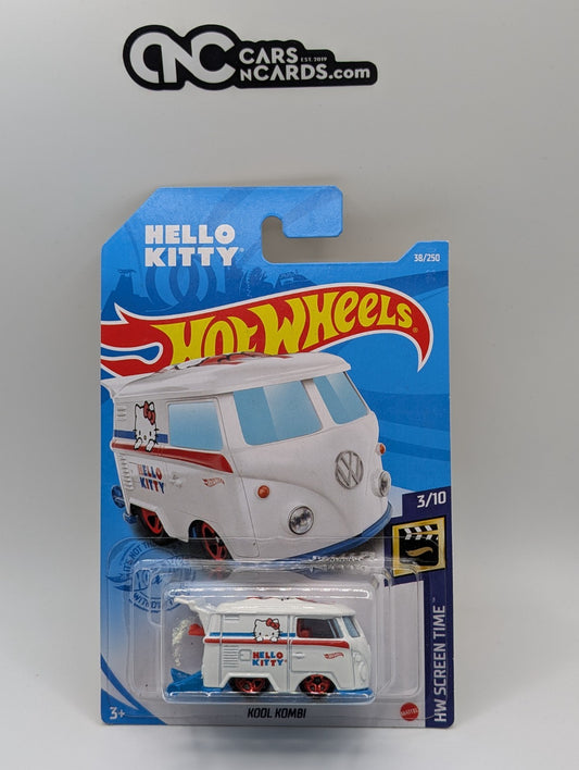 2021 Hot Wheels HW Screen Time 3/10 Kool Kombi Hello Kitty White 38/250
