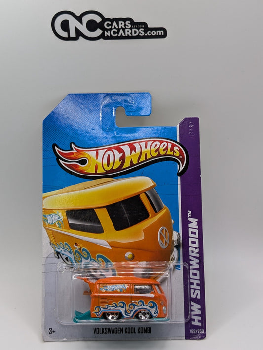 2013 Hot Wheels HW Showroom Hot Trucks Volkswagen Kool Kombi Orange 169/250