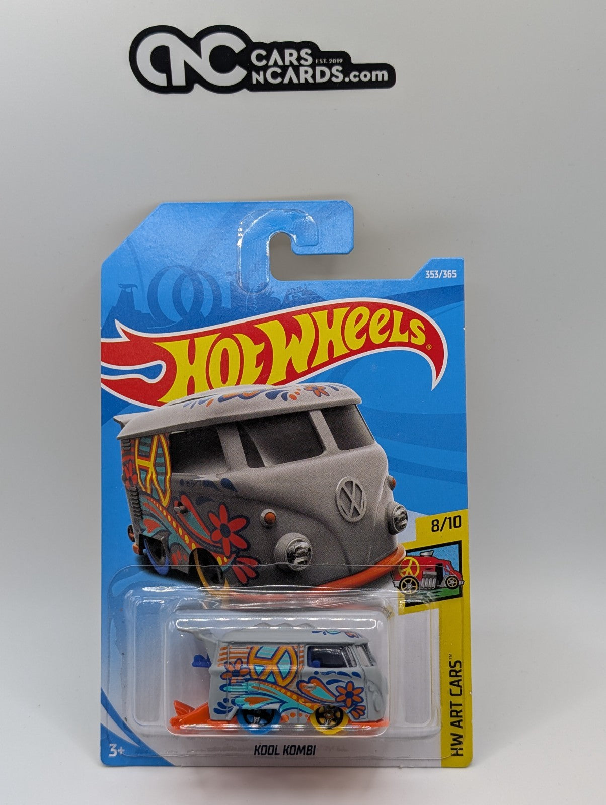2018 Hot Wheels HW Art Cars 8/10 Kool Kombi Gray 353/365