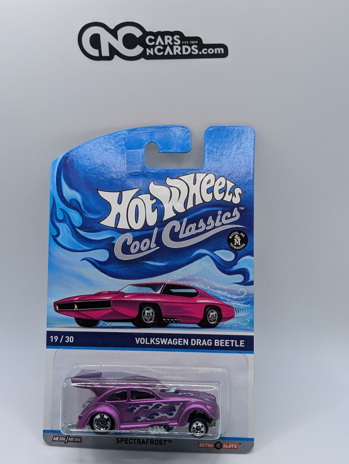 2014 Hot Wheels Cool Classics 19/30 Volkswagen Drag Beetle Spectrafrost Purple