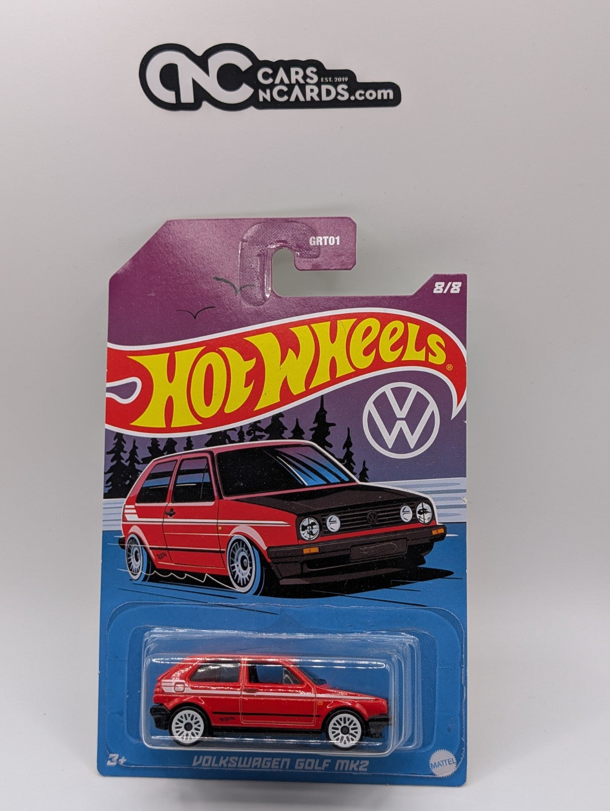 2022 Hot Wheels Volkswagen 8/8 VW Golf MK2 Red