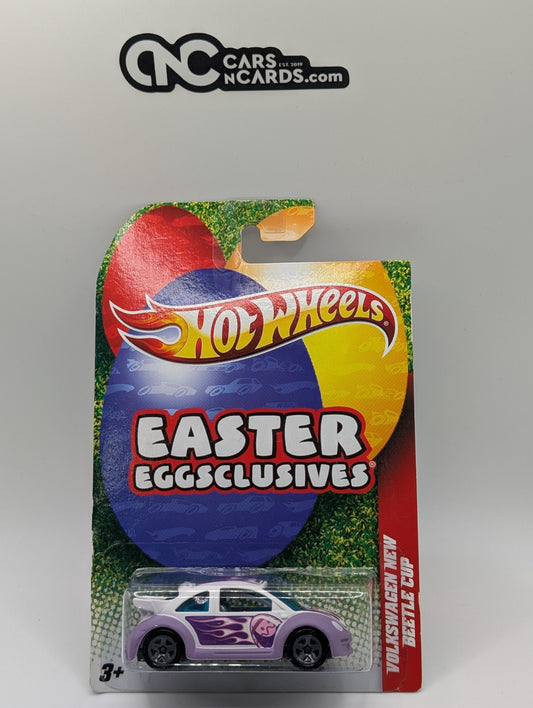 2011 Hot Wheels Easter Eggsclusives Volkswagen Beetle Cup White