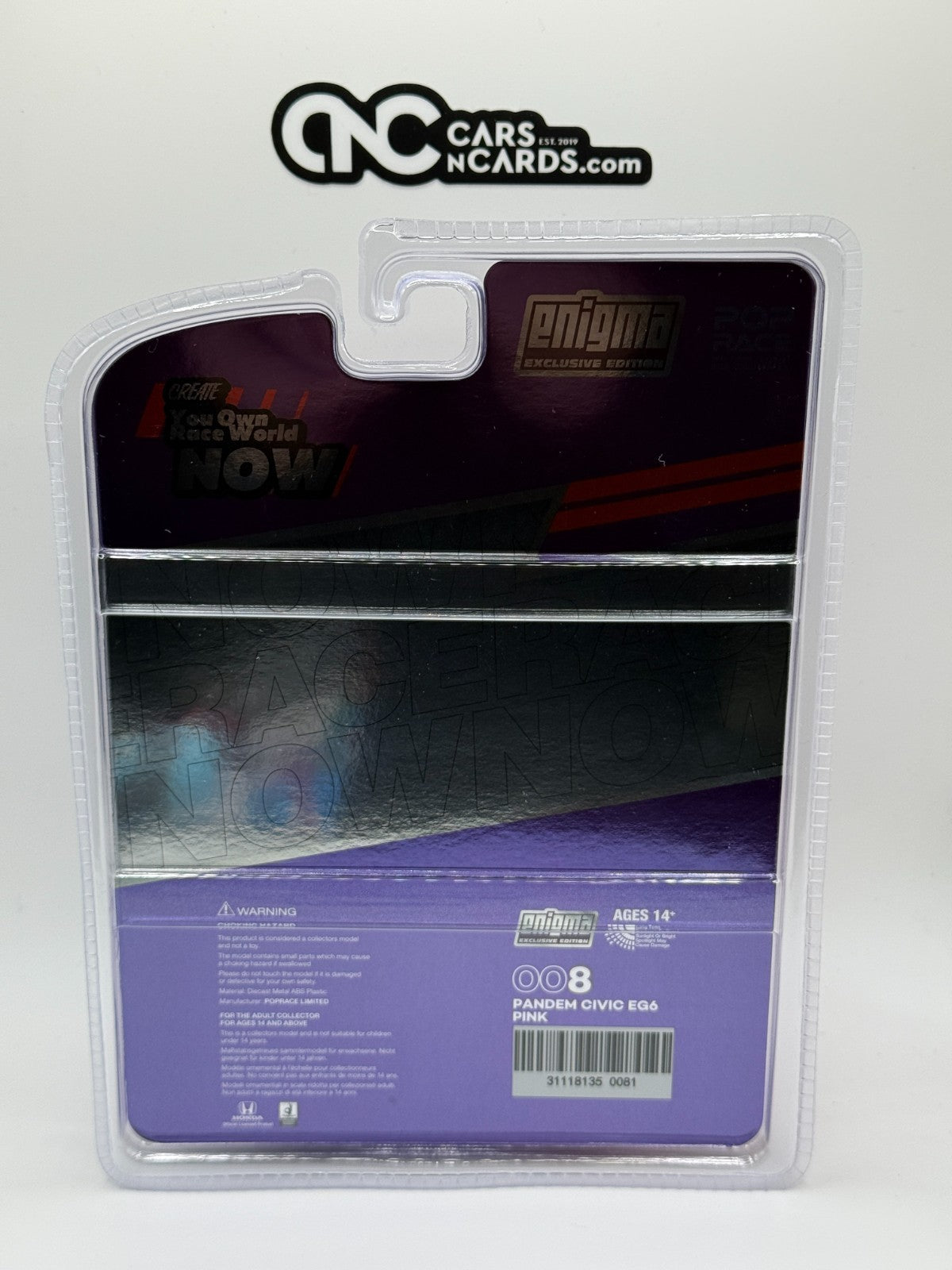 POPRACE Pandem Civic EG6 Pink Enigma Exclusive 008 Blister