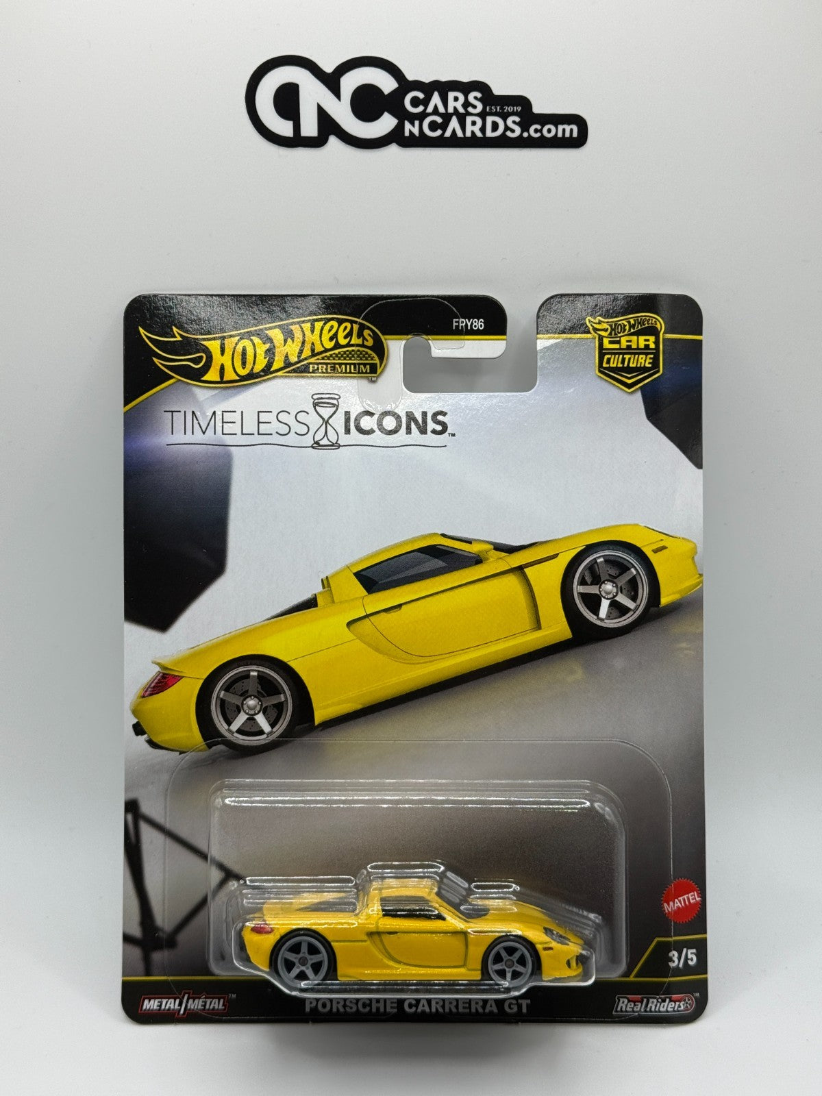 2025 Hot Wheels Premium Car Culture Timeless Icons Porsche Carrera GT (Damaged)