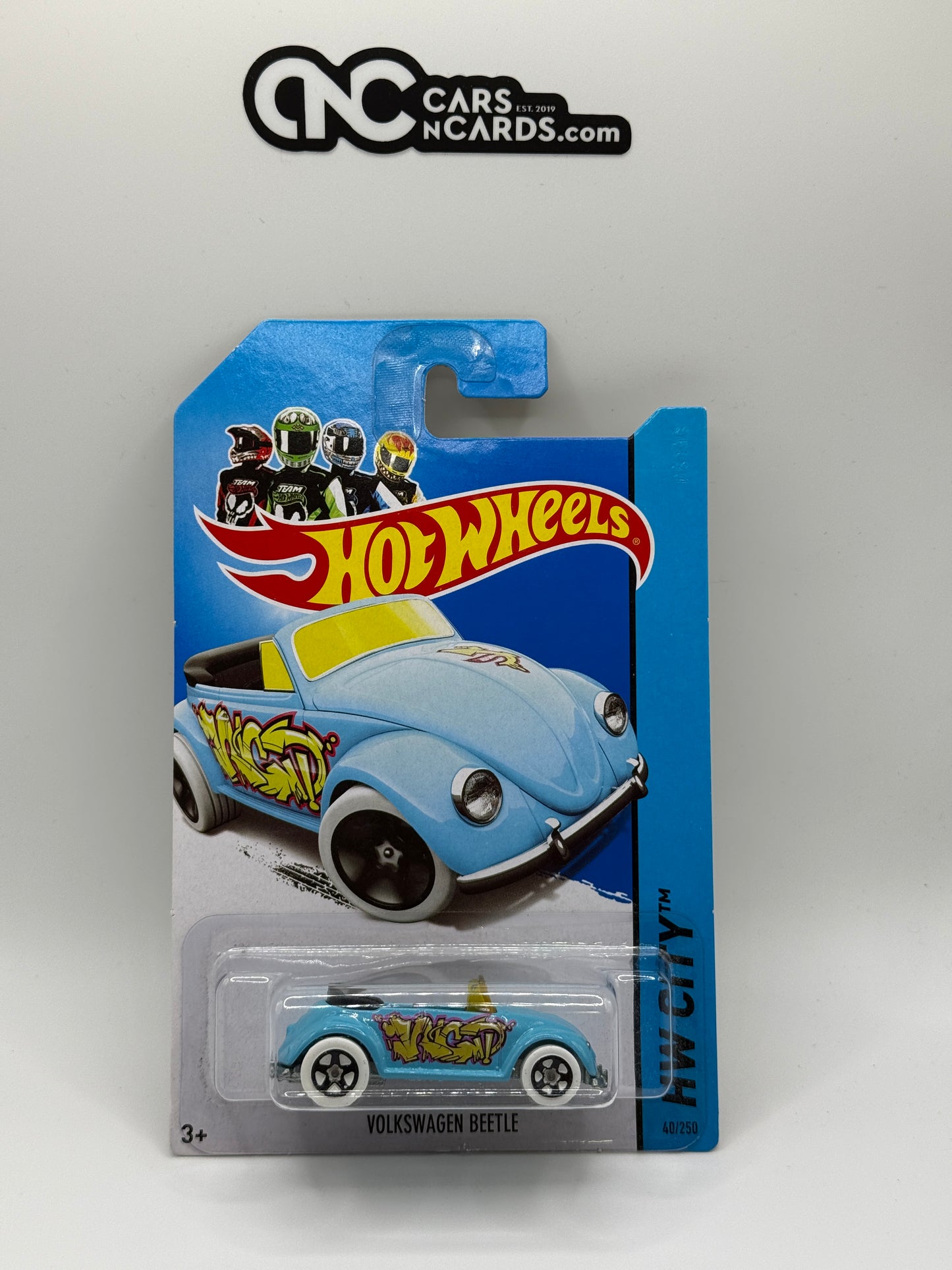 Hot Wheels HW City Volkswagen Beetle Blue Graffiti Rides 40/250