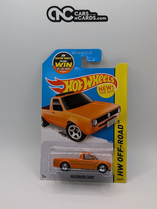 2015 Hot wheels HW Off-Road Hot Trucks Volkswagen Caddy Orange 124/250