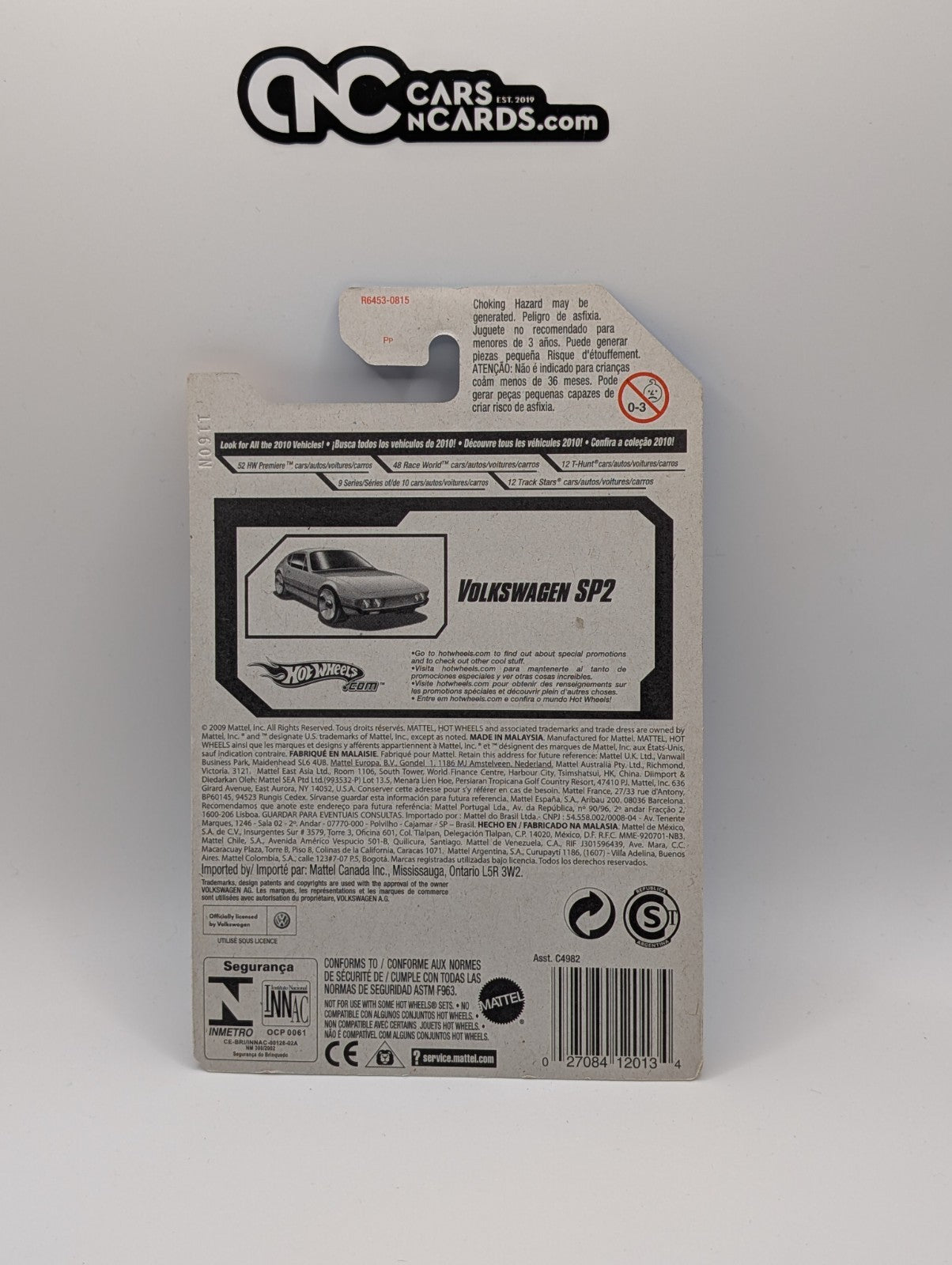 2010 Hot Wheels HW Premiere 46/52 Volkswagen SP2 Orange 46/214