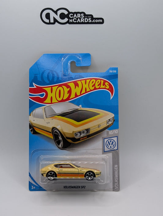 2019 Hot Wheels Volkswagen 10/10 Volkswagen SP2 Yellow 119/250