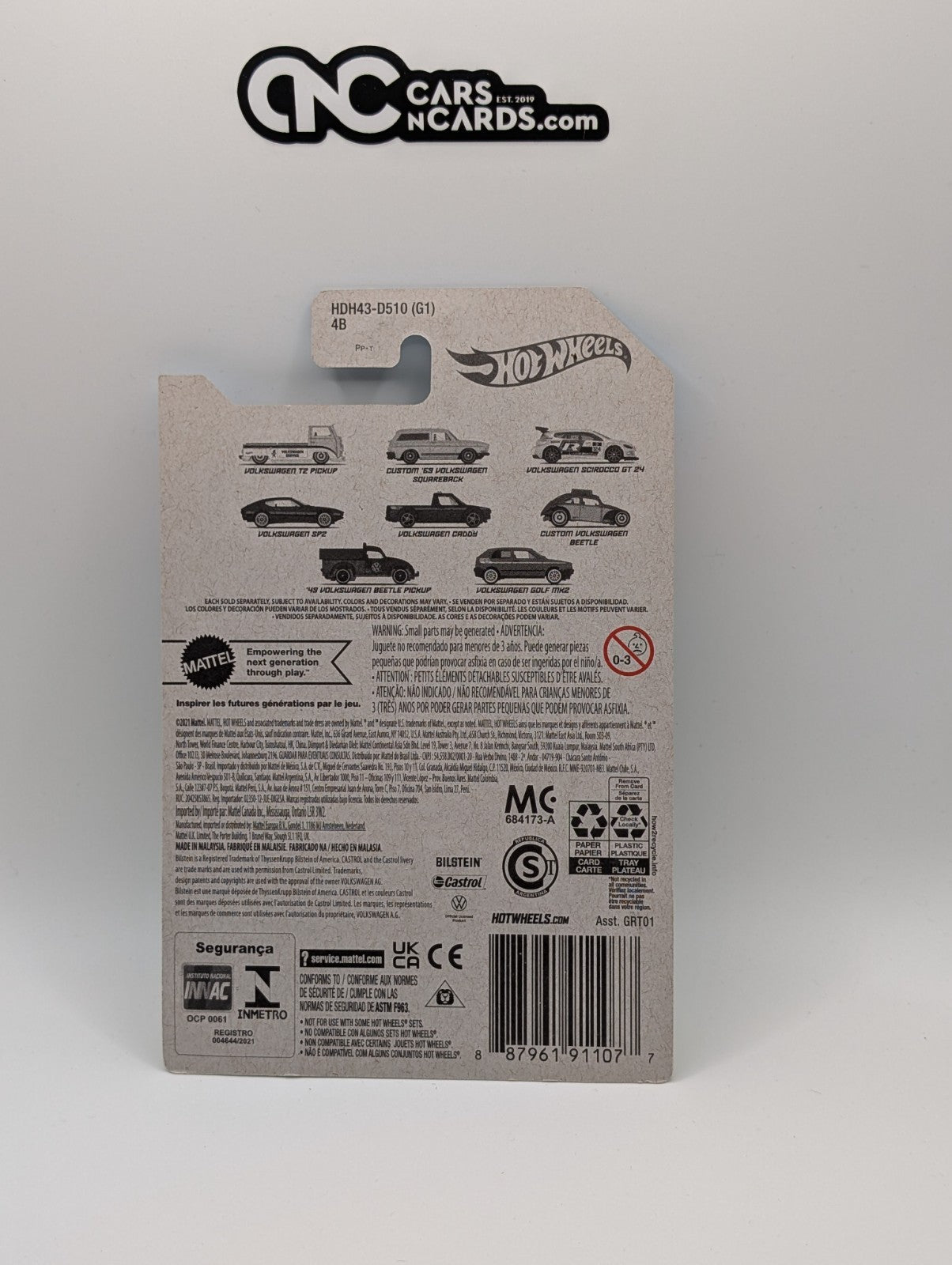 2022 Hot Wheels Volkswagen 4/8 Volkswagen SP2 Green