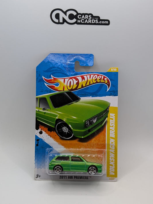 2011 Hot Wheels HW Premiere 8/50 Volkswagen Brasilia Green 8/244
