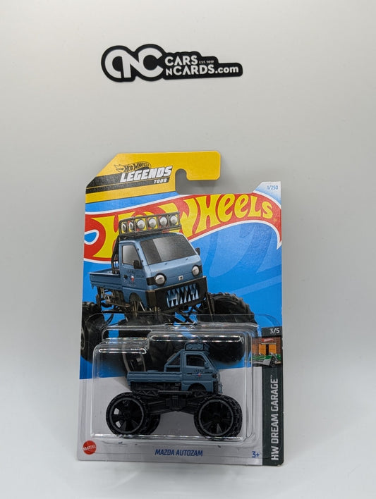 2024 Hot Wheels HW Dream Garage 3/5 Mazda Autozam Blue 1/250 Legends