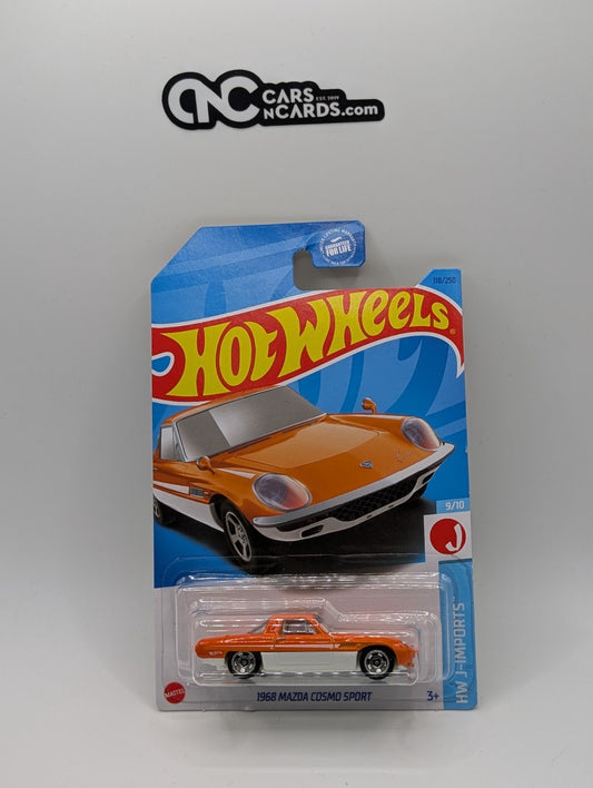 2023 Hot Wheels HW J-Imports 9/10 1968 Mazda Cosmo Sport Orange 118/250