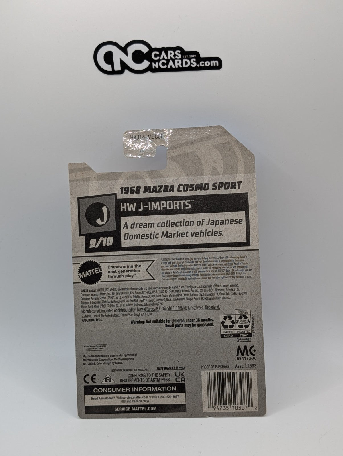 2023 Hot Wheels HW J-Imports 9/10 1968 Mazda Cosmo Sport Orange 118/250