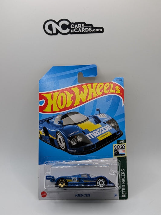 2023 Hot Wheels Retro Racers 4/10 Mazda 787B Blue 28/250