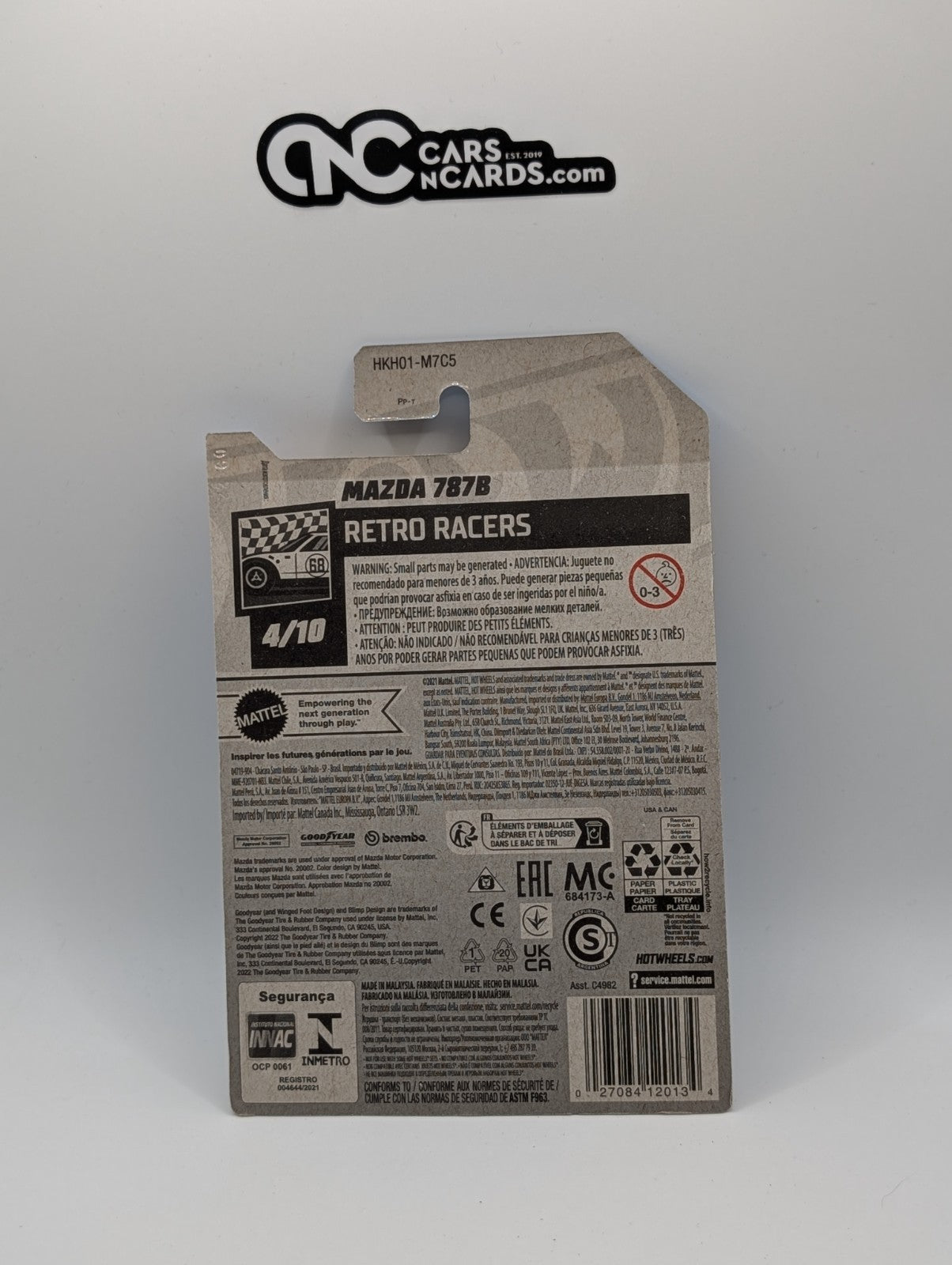 2023 Hot Wheels Retro Racers 4/10 Mazda 787B Blue 28/250