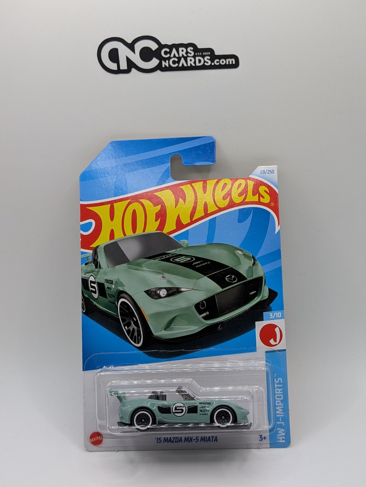2024 Hot Wheels HW J-Imports 3/10 '15 Mazda MX-5 Miata Green 69/250