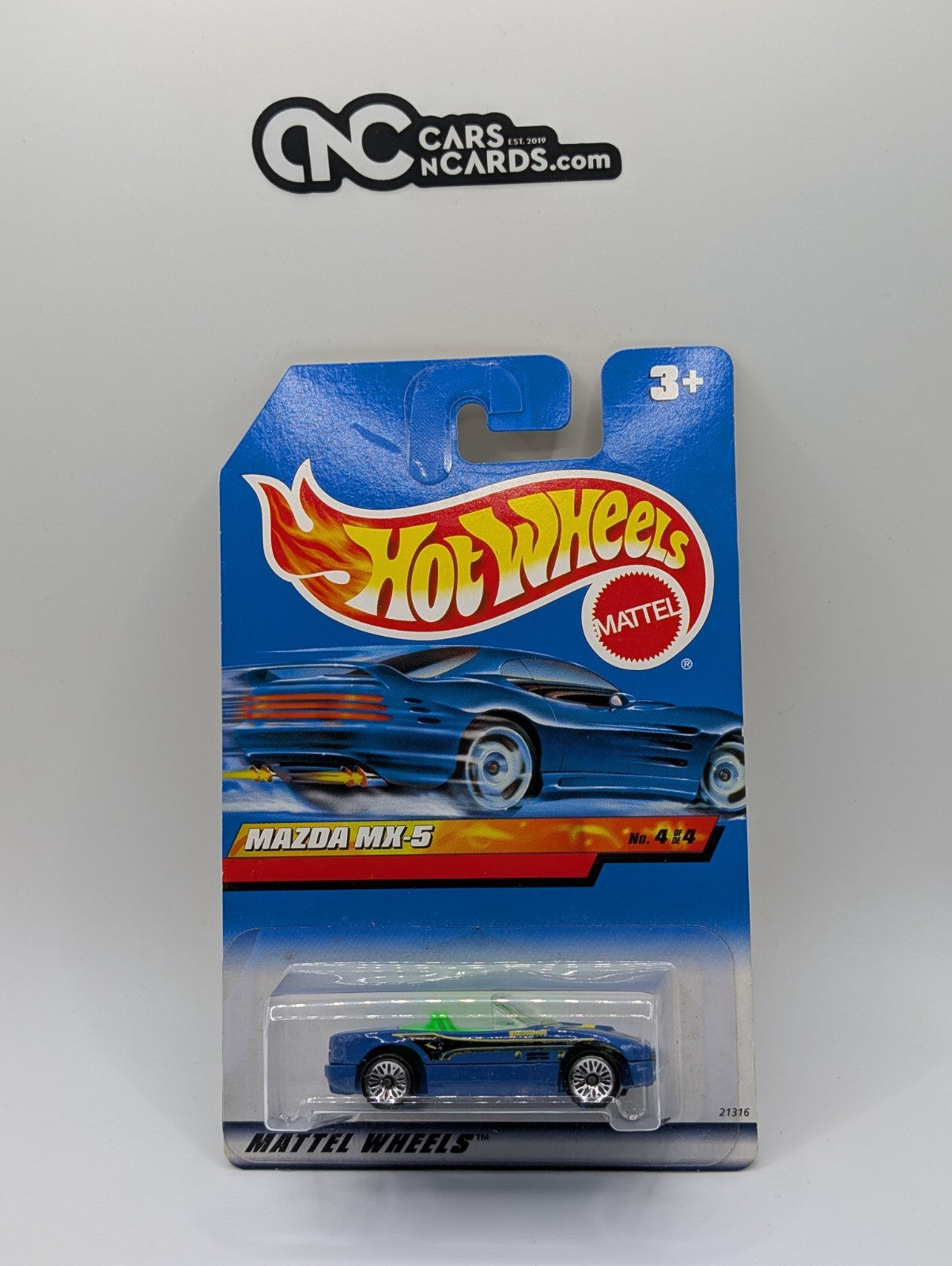 1999 Hot Wheels X-Treme Speed 4/4 Mazda MX-5 Blue #968