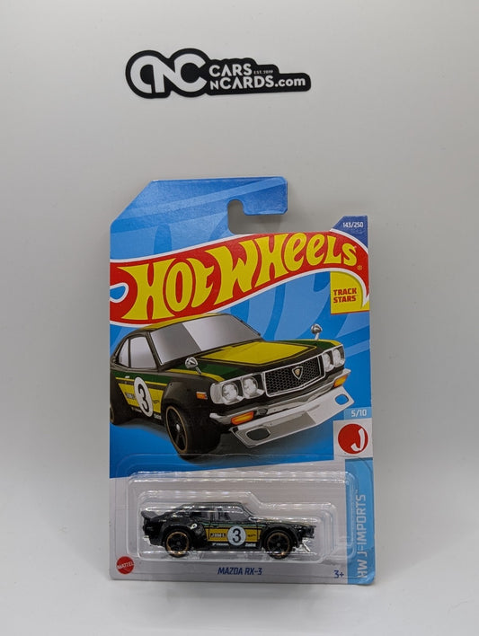 2022 Hot Wheels HW J-Imports 5/10 Mazda RX-3 Black 143/250