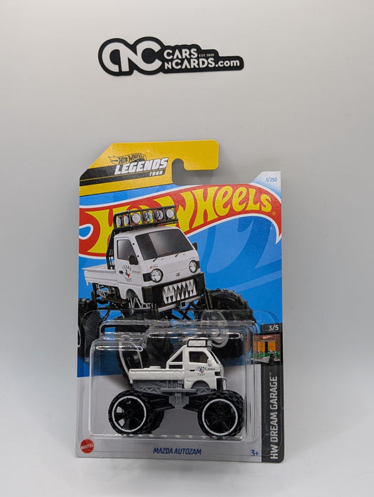 2024 Hot Wheels HW Dream Garage 3/5 Mazda Autozam White 1/250 Legends