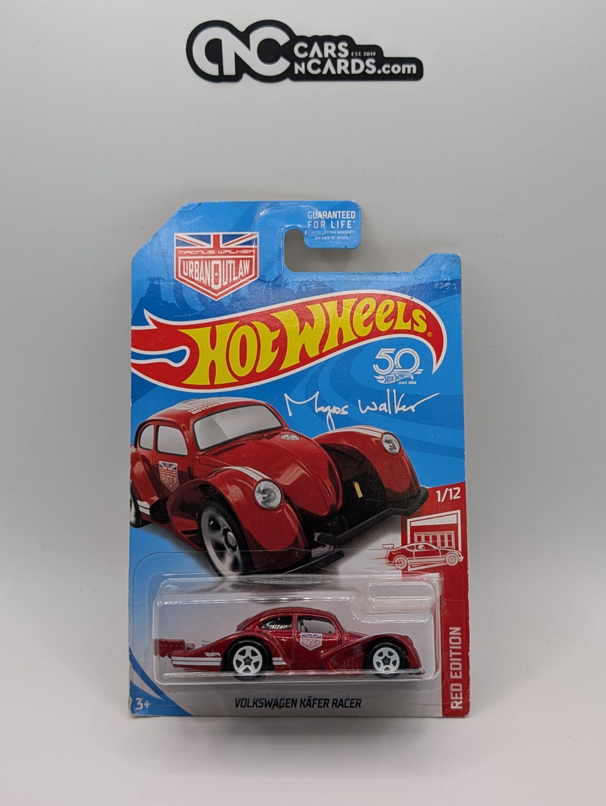Hot Wheels Red Edition Volkswagen Kafer Racer Target Exclusive (Card Damage)