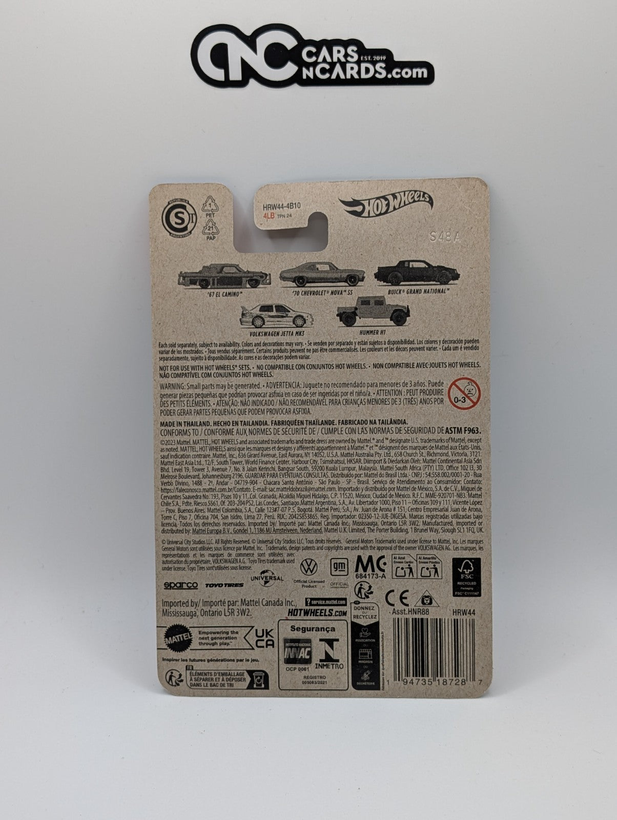 2024 Hot Wheels Fast & Furious 4/5 HW Decades of Fast Volkswagen Jetta MK3 White