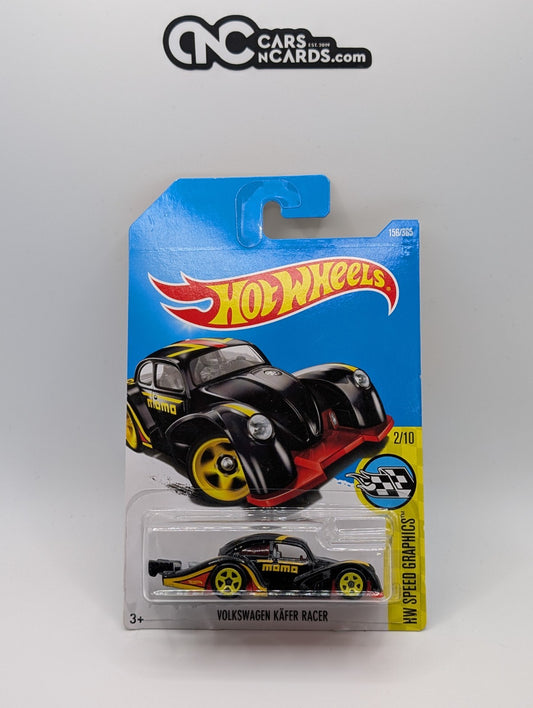 2017 Hot Wheels HW Speed Graphics 2/10 Volkswagen Kafer Racer Black MOMO 156/365