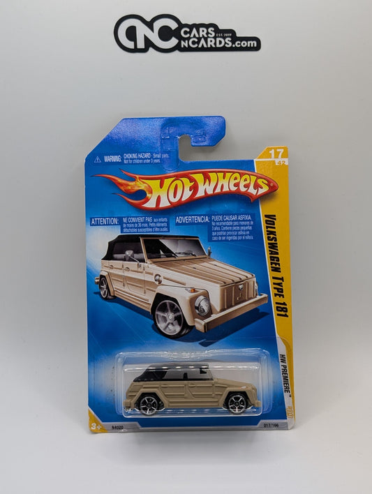 2009 Hot Wheels HW Premiere 17/42 Volkswagen Type 181 Tan 17/190
