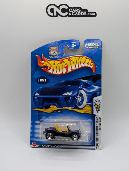 2003 Hot Wheels First Editions 39/42 Meyers Manx Purple #51