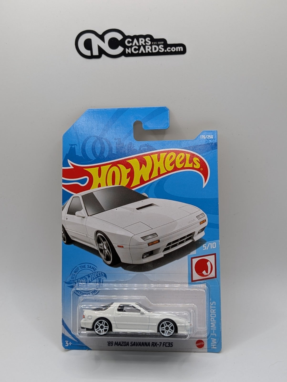 2021 Hot Wheels HW J-Imports '89 Mazda Savanna RX-7 FC3S White 176/250