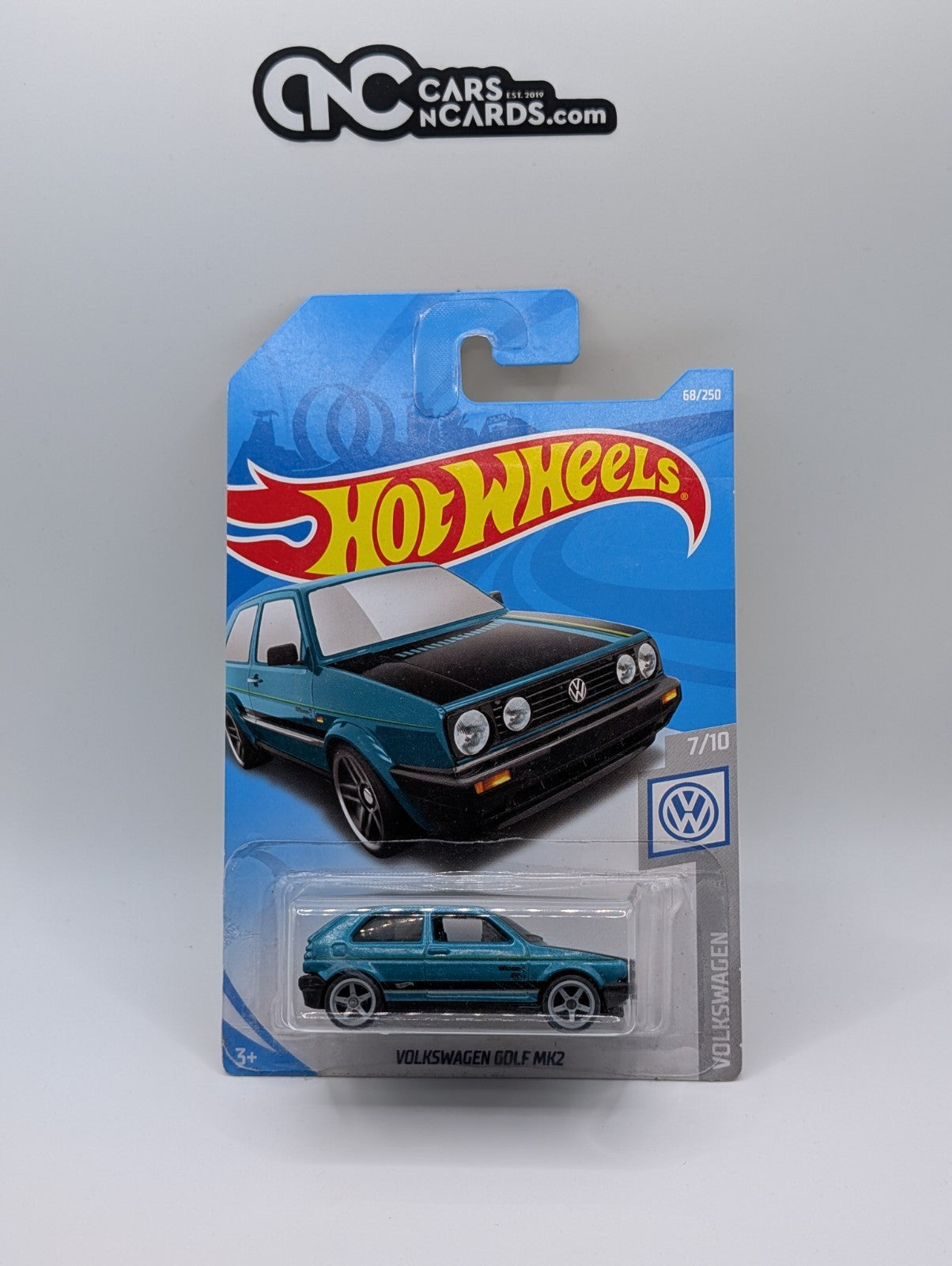 2019 Hot Wheels  Volkswagen Golf MK2 CUSTOM Real Riders No Rivets