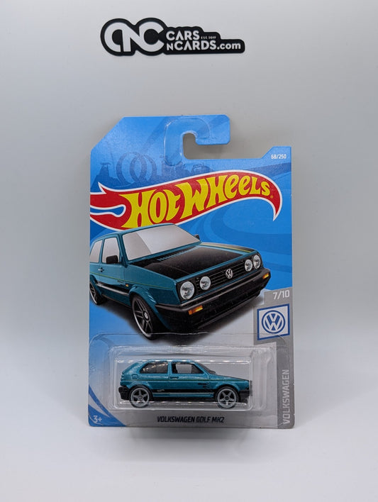 2019 Hot Wheels  Volkswagen Golf MK2 CUSTOM Real Riders No Rivets