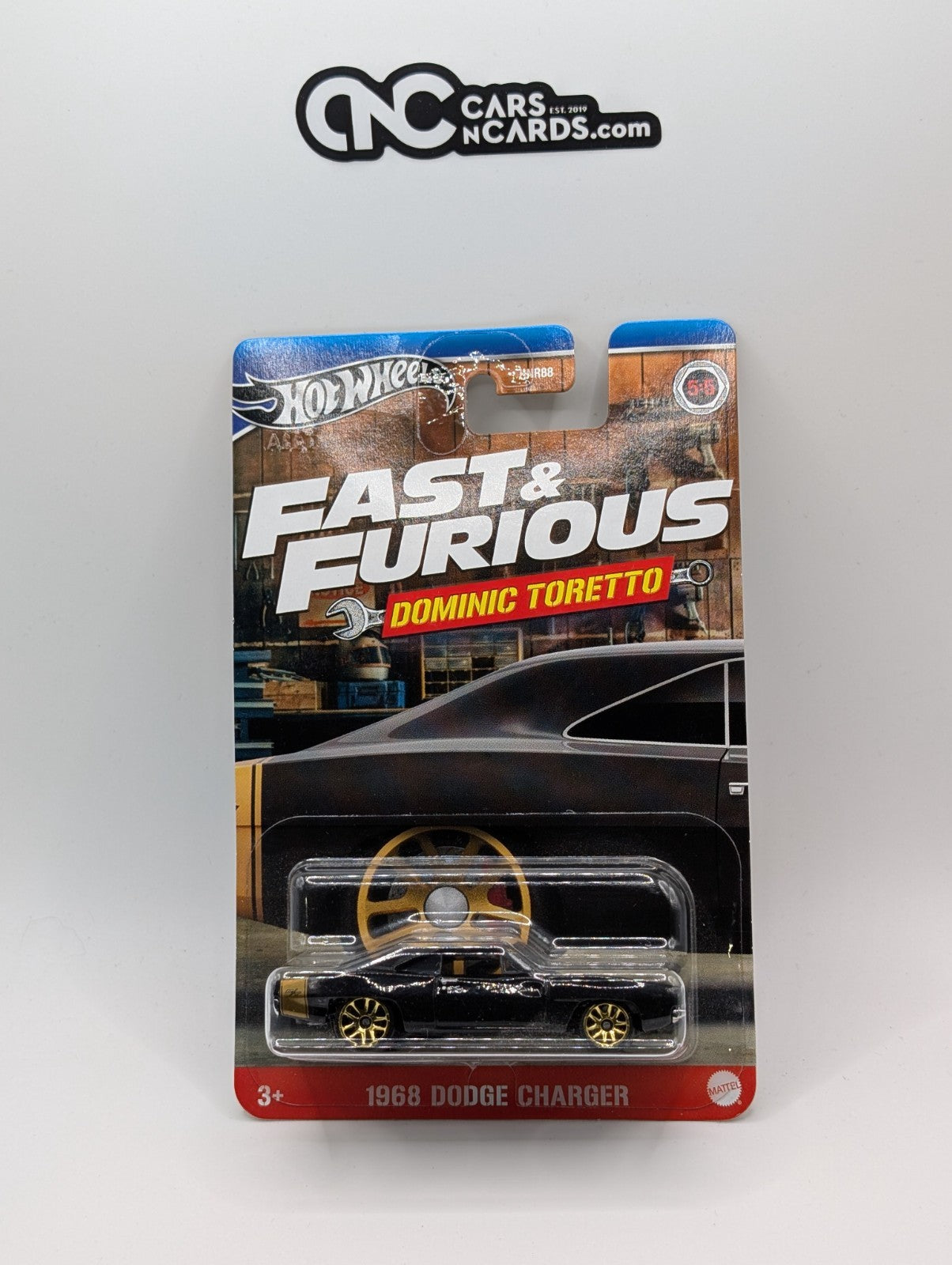 2024 Hot Wheels Fast & Furious 5/5 Dominic Toretto 1968 Dodge Charger Black