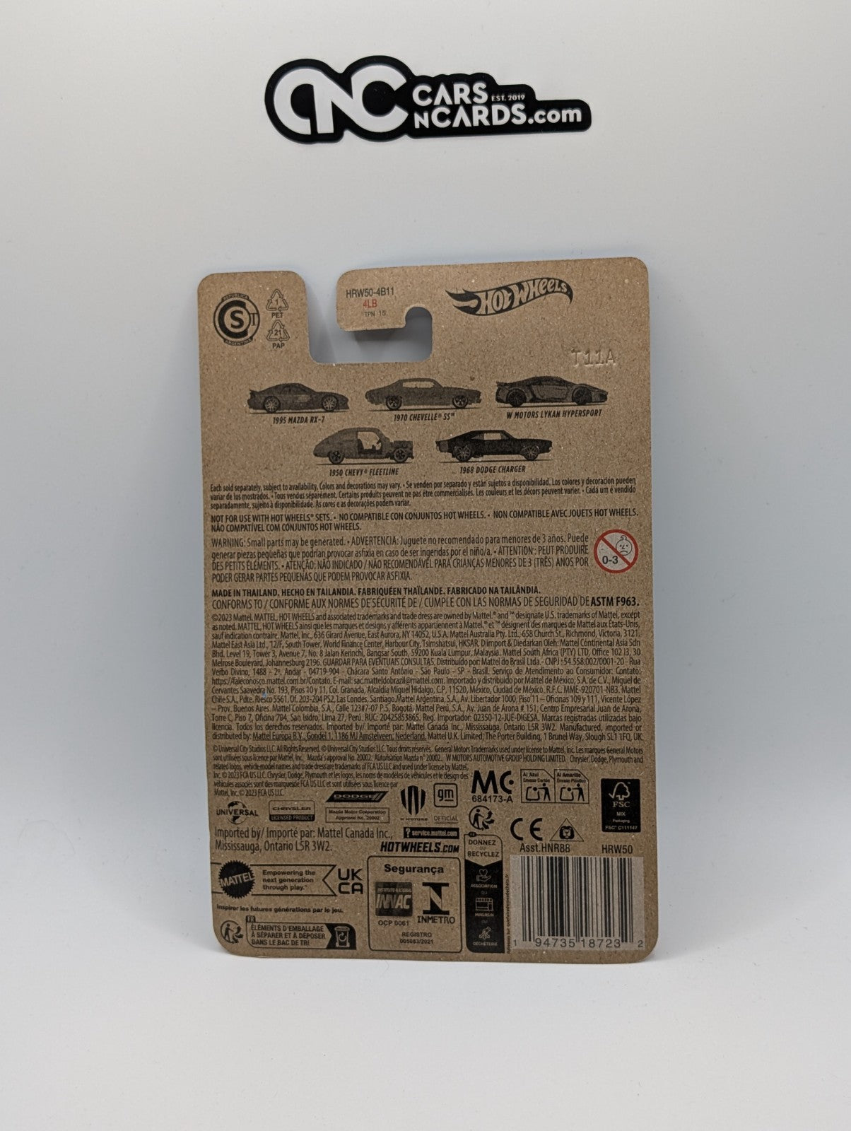 2024 Hot Wheels Fast & Furious 5/5 Dominic Toretto 1968 Dodge Charger Black